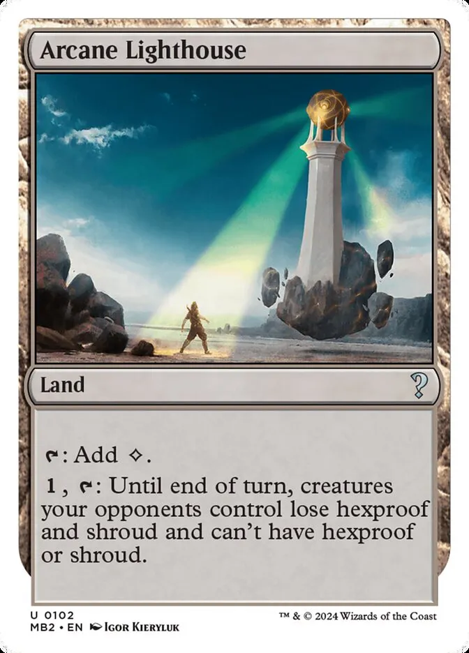 2024 Mystery Booster 2 Arcane Lighthouse uncommon #102 unlisted card image