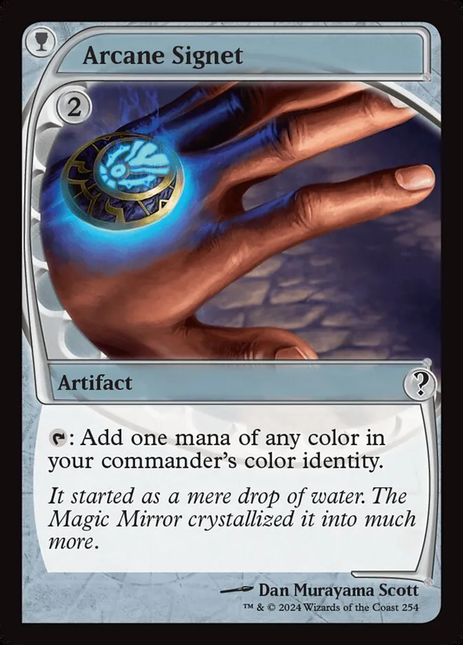 2024 Mystery Booster 2 Arcane Signet common #254 unlisted card image