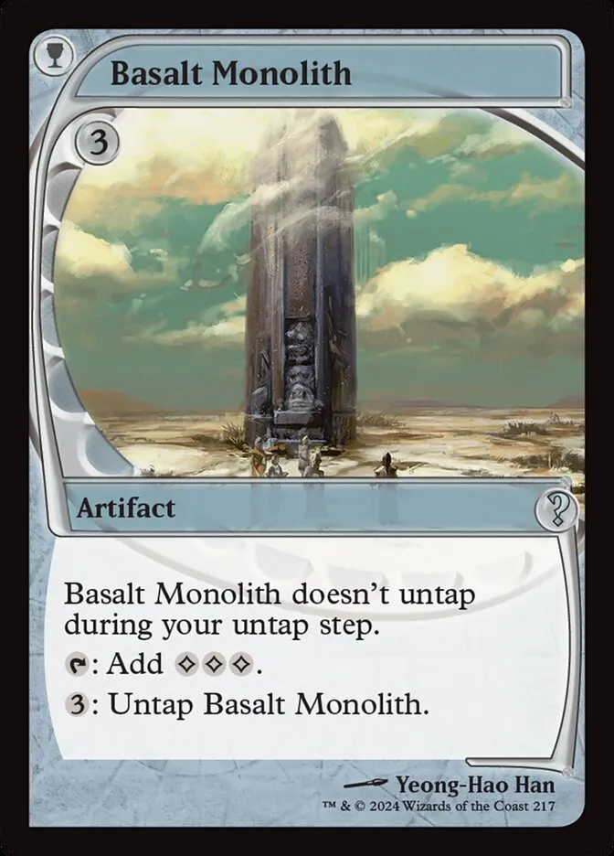2024 Mystery Booster 2 Basalt Monolith uncommon #217 unlisted card image