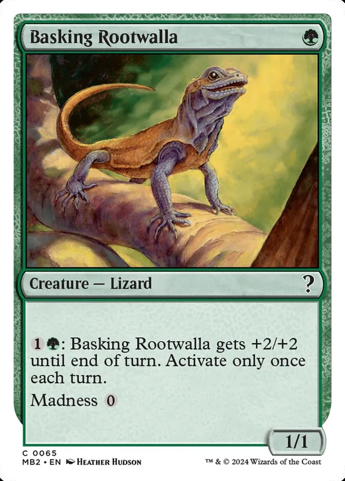 2024 Mystery Booster 2 Basking Rootwalla common #65 unlisted card image