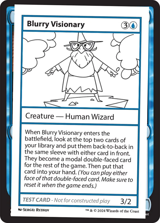 2024 Mystery Booster 2 Blurry Visionary rare #526 unlisted card image