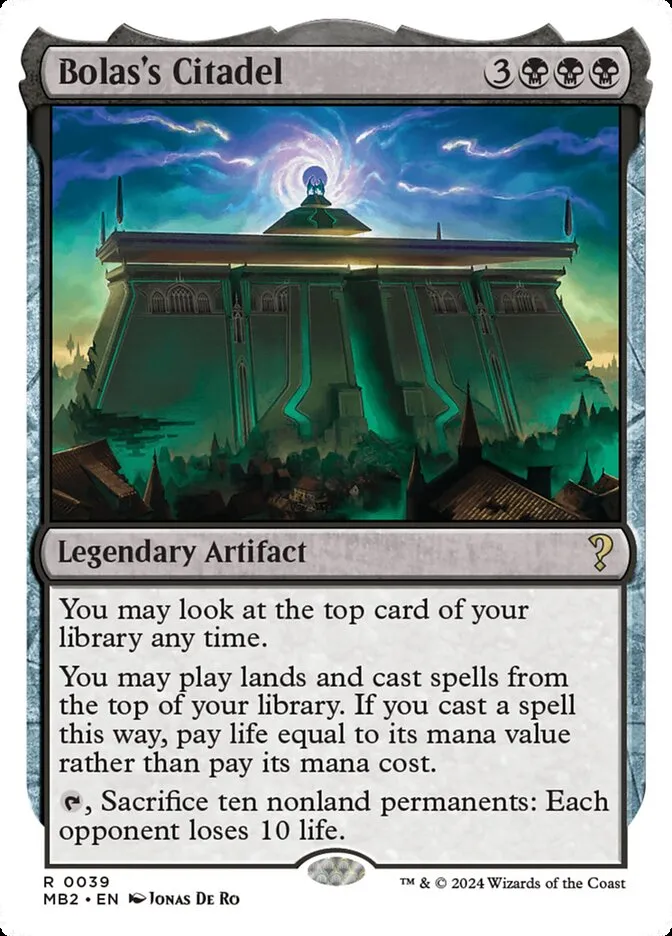 2024 Mystery Booster 2 Bolas's Citadel rare #39 unlisted card image