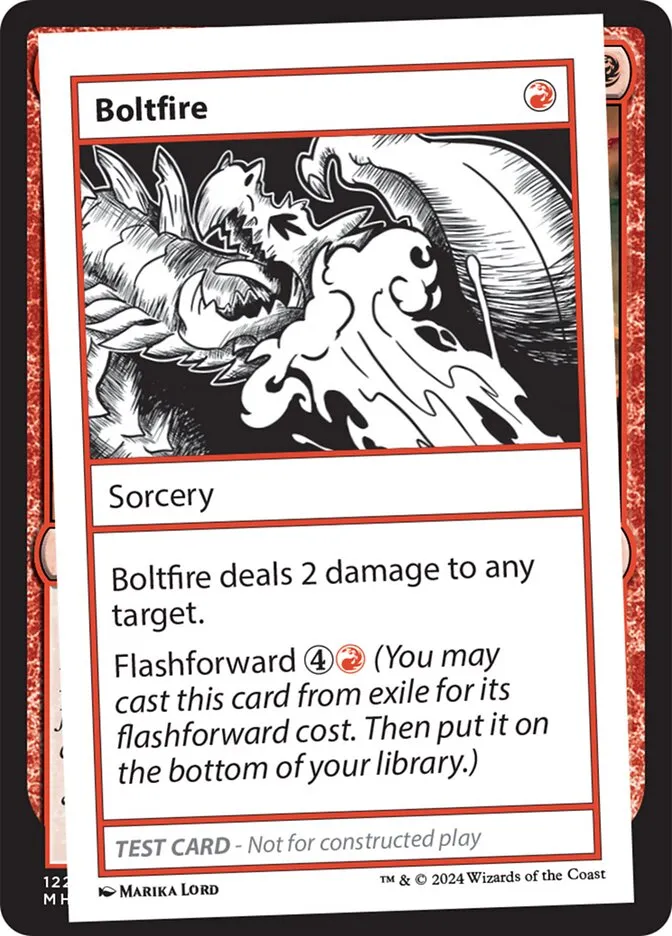 2024 Mystery Booster 2 Boltfire rare #559 unlisted card image