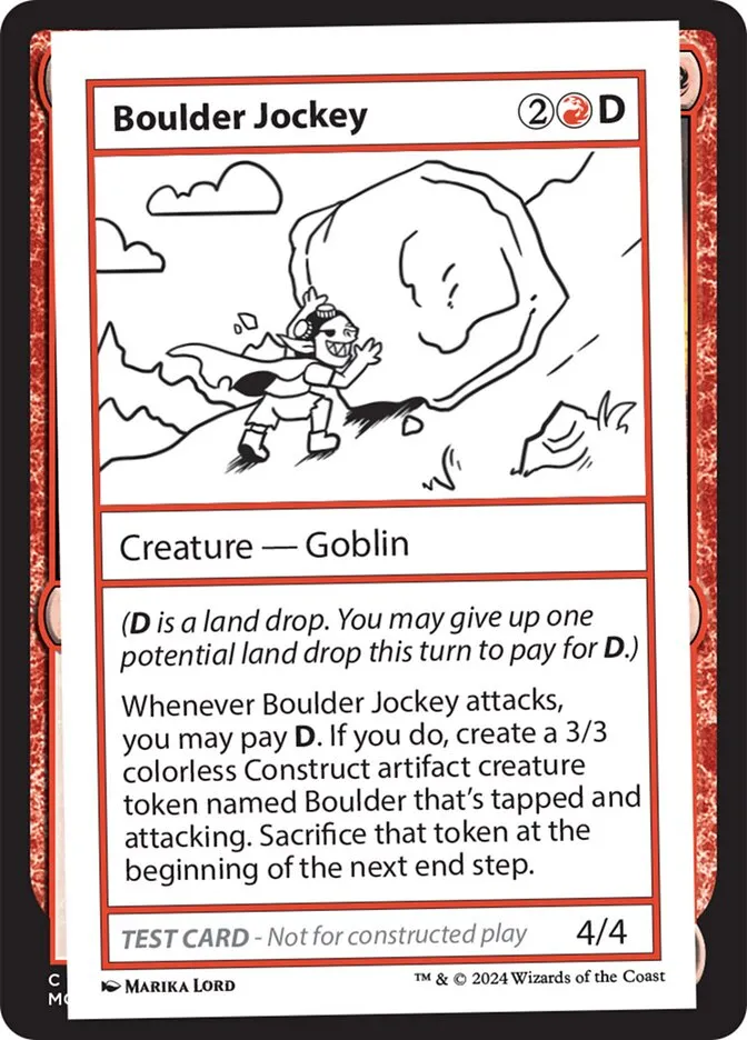 2024 Mystery Booster 2 Boulder Jockey rare #560 unlisted card image