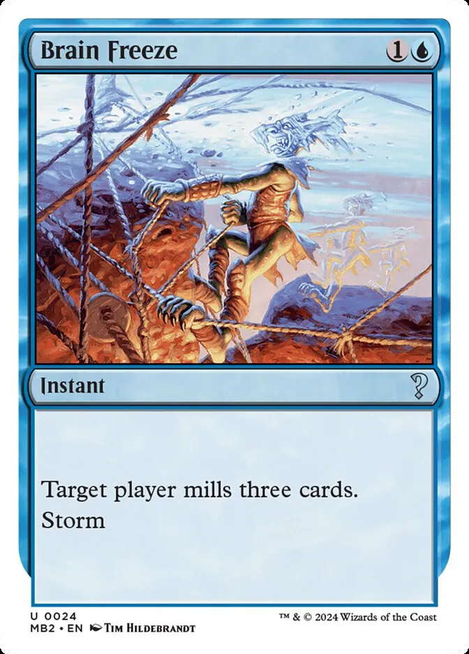 2024 Mystery Booster 2 Brain Freeze uncommon #24 unlisted card image
