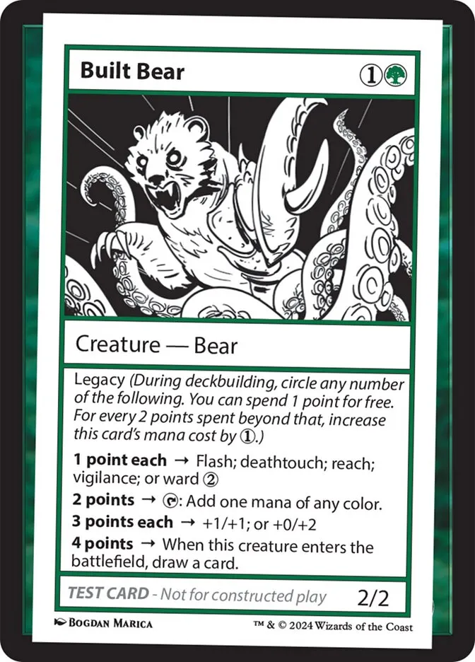 2024 Mystery Booster 2 Built Bear rare #572 unlisted card image