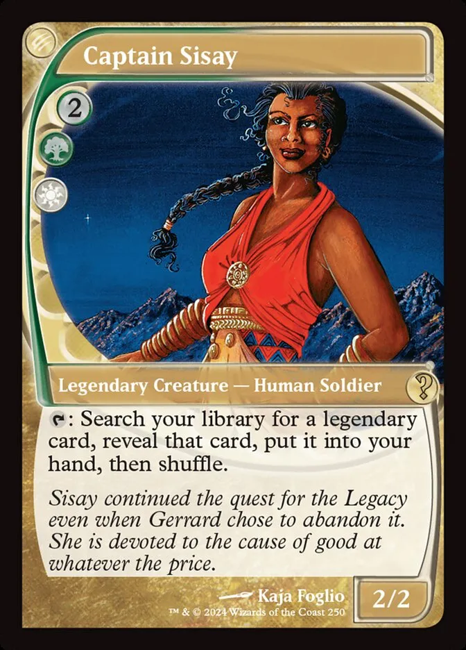 2024 Mystery Booster 2 Captain Sisay rare #250 unlisted card image