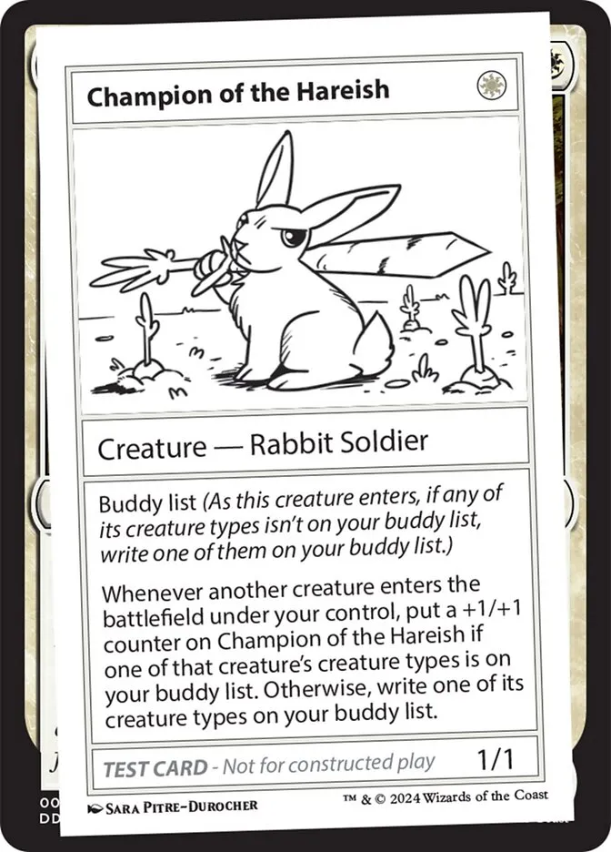 2024 Mystery Booster 2 Champion of the Hareish rare #511 unlisted card image
