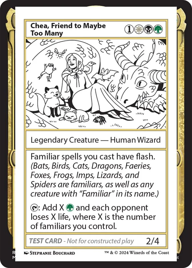 2024 Mystery Booster 2 Chea, Friend to Maybe Too Many rare #591 unlisted card image