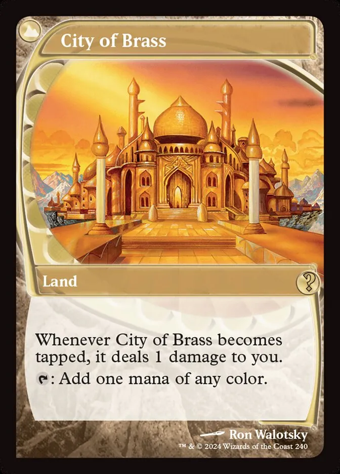 2024 Mystery Booster 2 City of Brass rare #240 unlisted card image