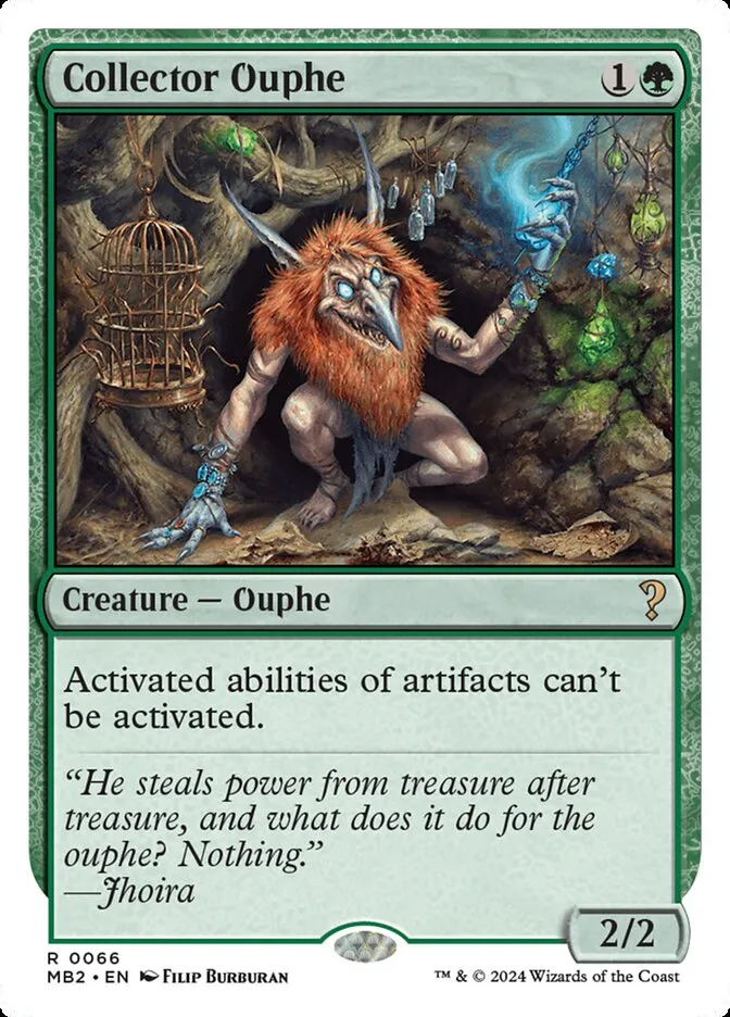 2024 Mystery Booster 2 Collector Ouphe rare #66 unlisted card image