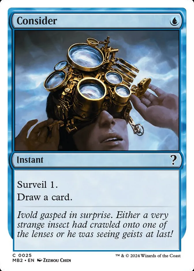 2024 Mystery Booster 2 Consider common #25 unlisted card image