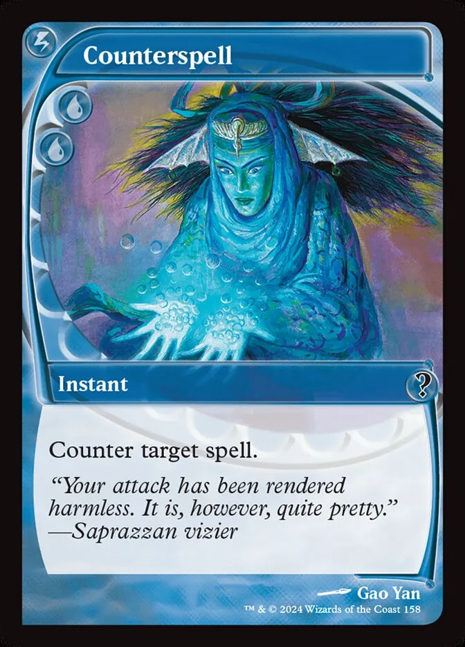 2024 Mystery Booster 2 Counterspell common #158 unlisted card image