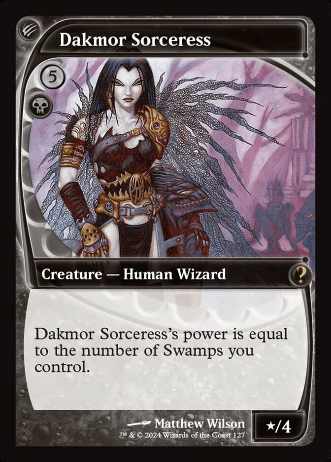 2024 Mystery Booster 2 Dakmor Sorceress rare #127 unlisted card image