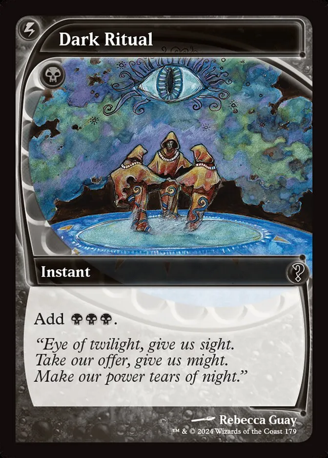 2024 Mystery Booster 2 Dark Ritual common #179 unlisted card image