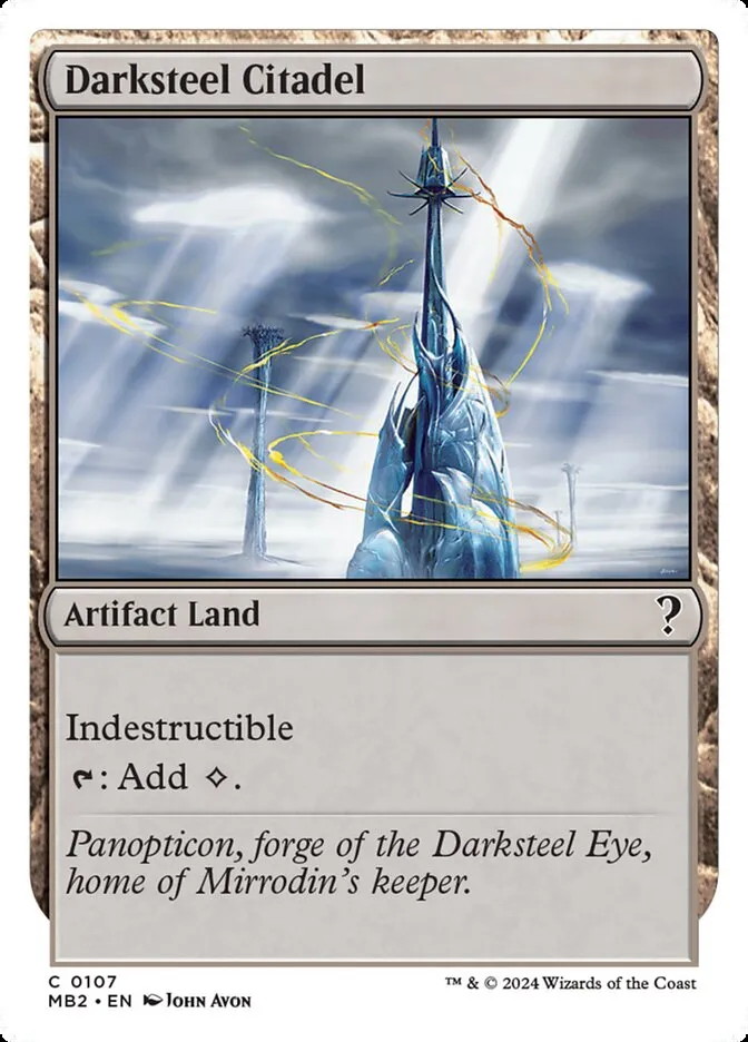 2024 Mystery Booster 2 Darksteel Citadel common #107 unlisted card image