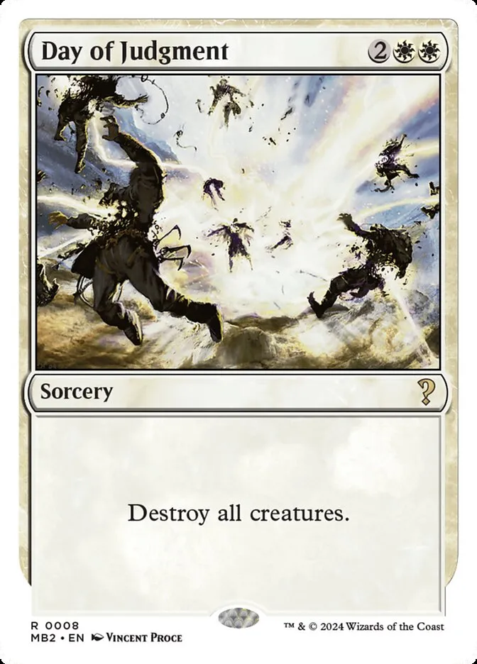 2024 Mystery Booster 2 Day of Judgment rare #8 unlisted card image