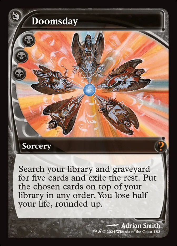 2024 Mystery Booster 2 Doomsday mythic #182 unlisted card image