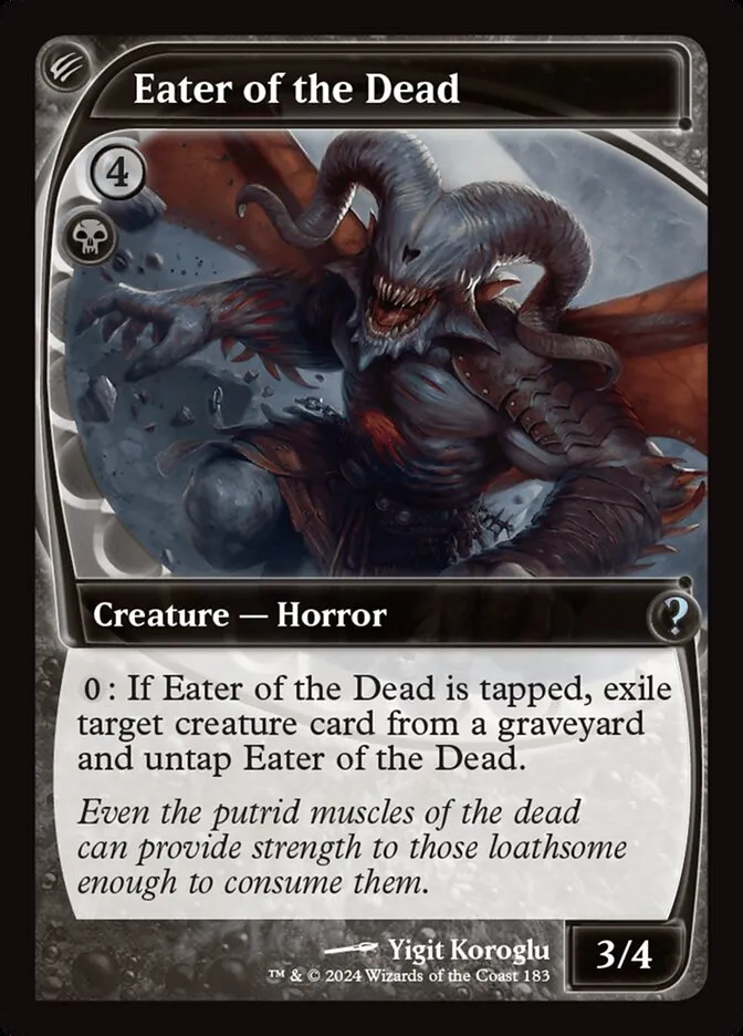 2024 Mystery Booster 2 Eater of the Dead uncommon #183 unlisted card image