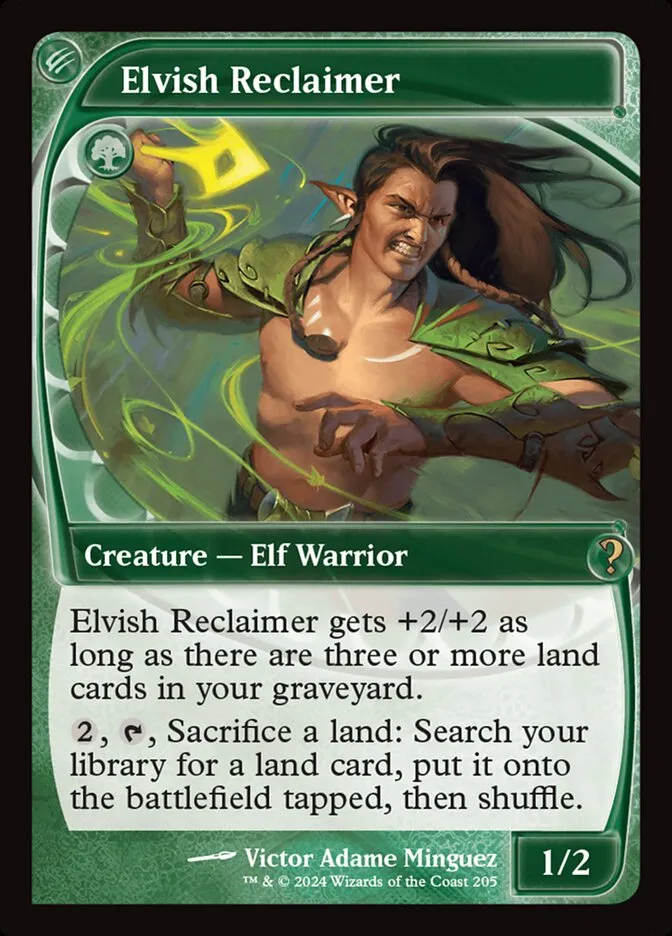 2024 Mystery Booster 2 Elvish Reclaimer rare #205 unlisted card image
