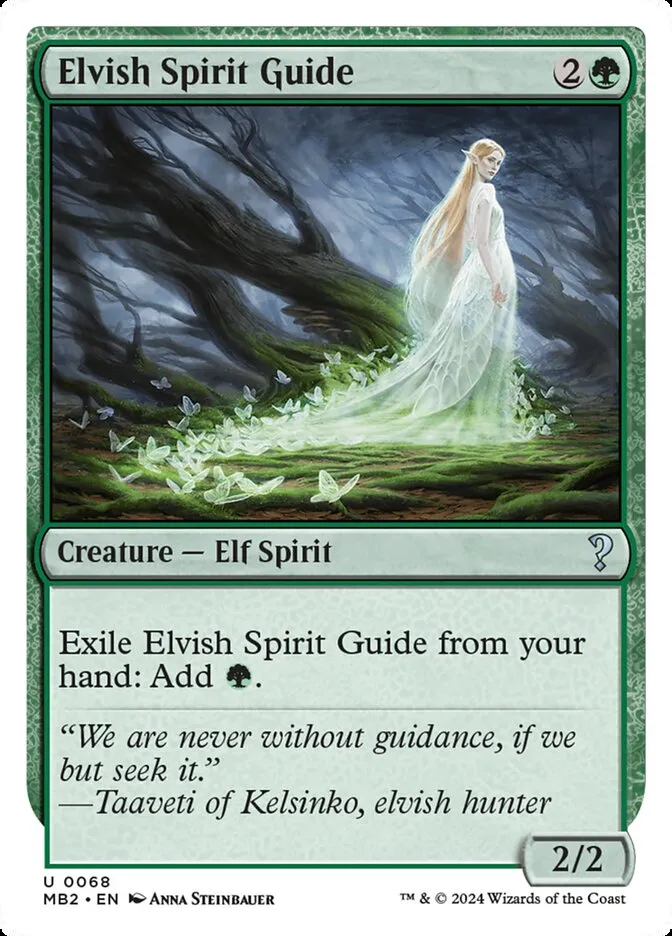 2024 Mystery Booster 2 Elvish Spirit Guide uncommon #68 unlisted card image