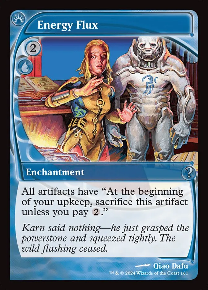 2024 Mystery Booster 2 Energy Flux uncommon #161 unlisted card image