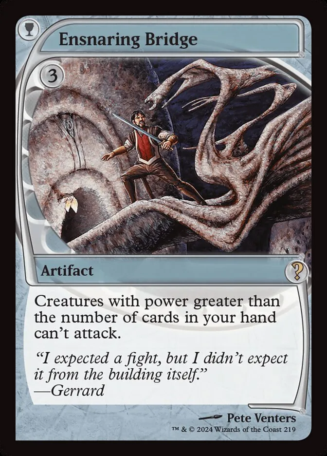 2024 Mystery Booster 2 Ensnaring Bridge rare #219 unlisted card image