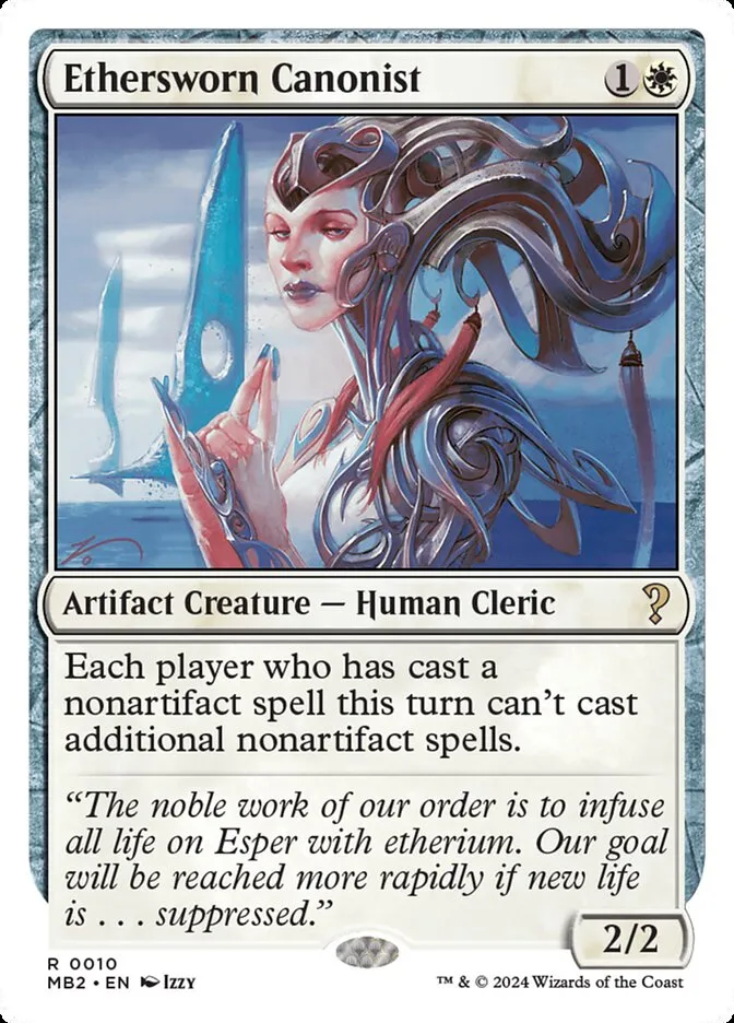 2024 Mystery Booster 2 Ethersworn Canonist rare #10 unlisted card image