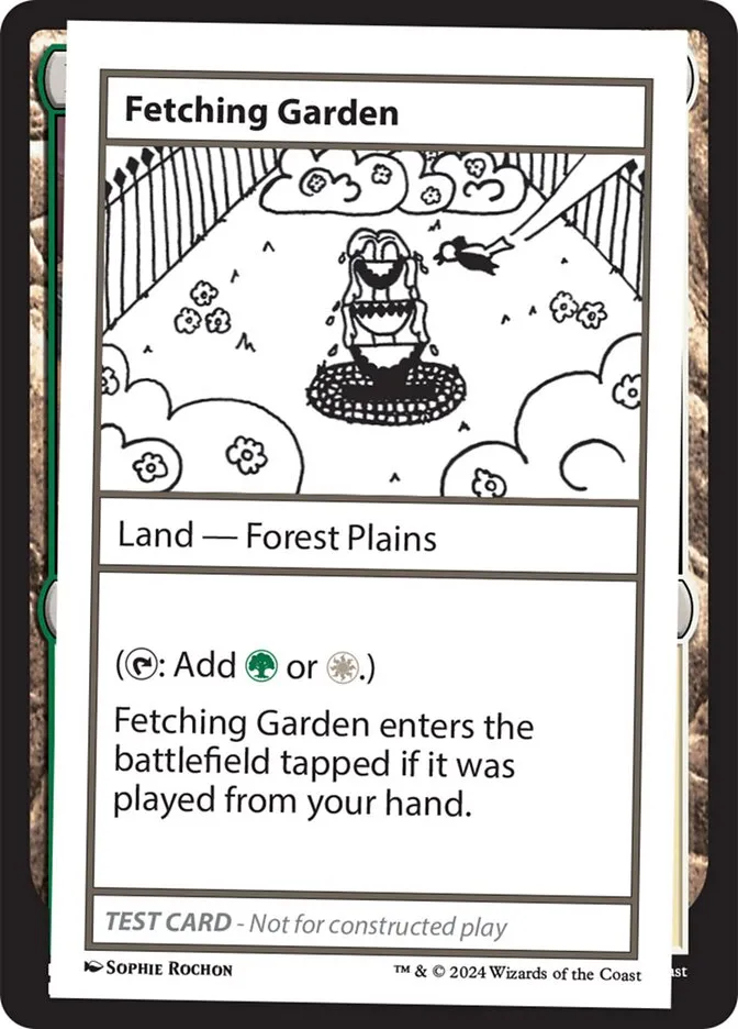 2024 Mystery Booster 2 Fetching Garden rare #611 unlisted card image