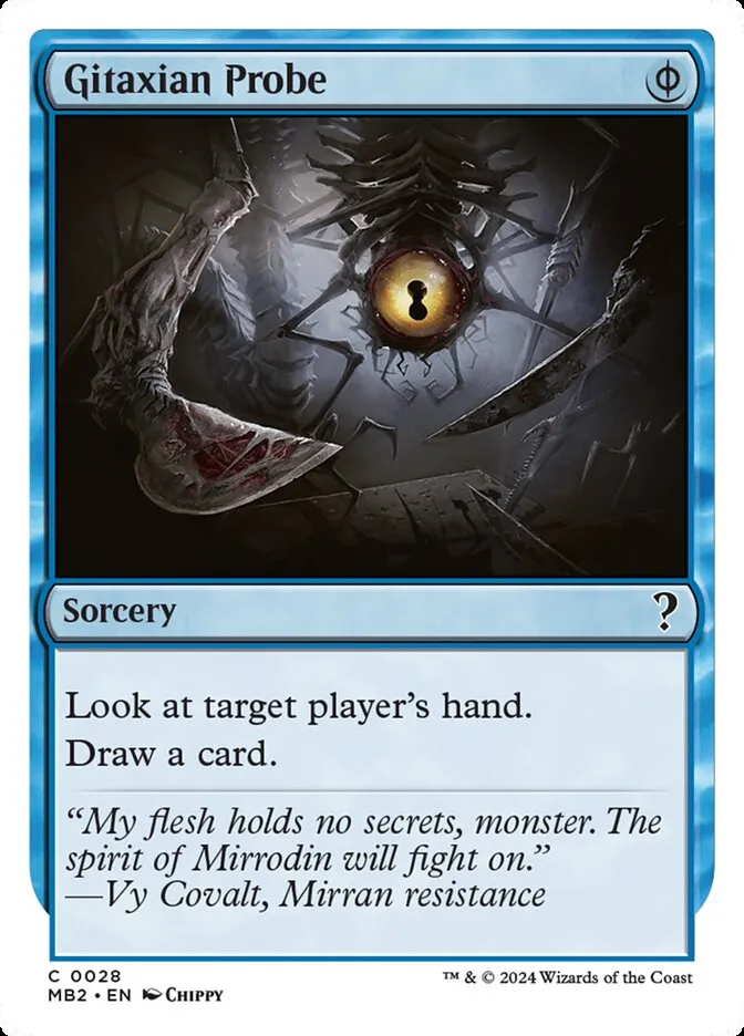 2024 Mystery Booster 2 Gitaxian Probe common #28 unlisted card image