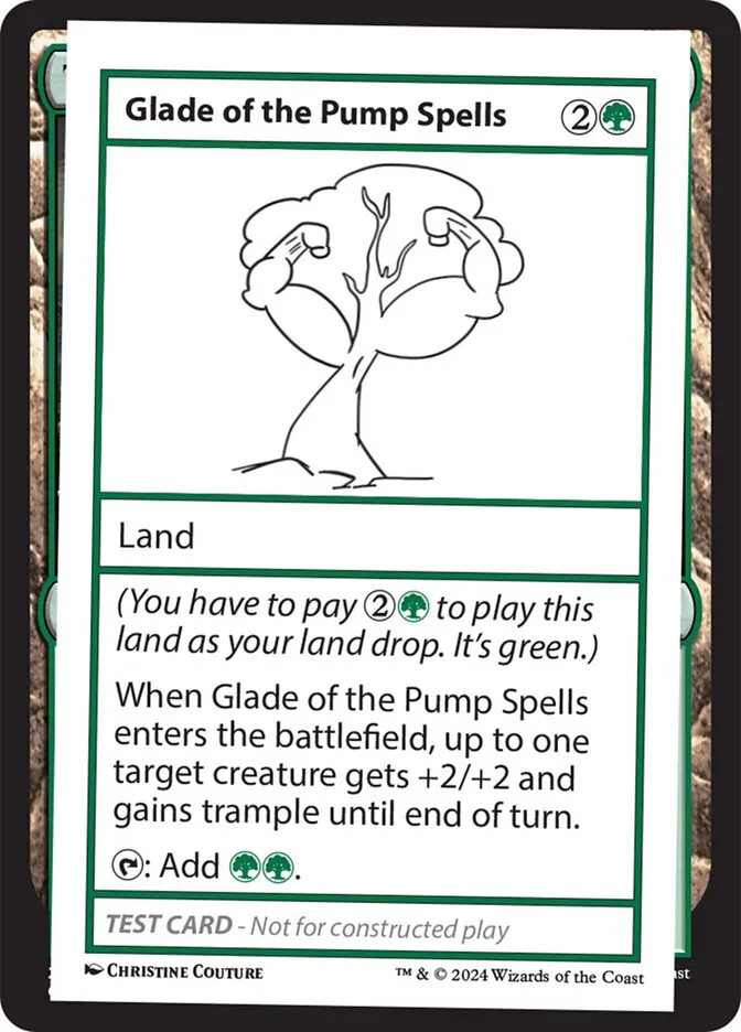 2024 Mystery Booster 2 Glade of the Pump Spells rare #576 unlisted card image