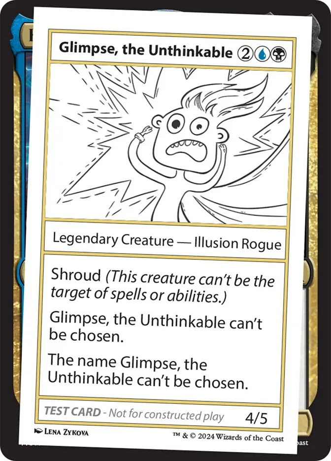 2024 Mystery Booster 2 Glimpse, the Unthinkable rare #594 unlisted card image