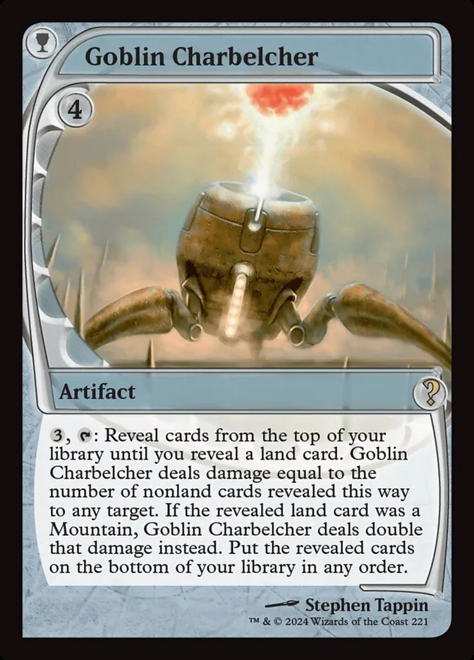 2024 Mystery Booster 2 Goblin Charbelcher rare #221 unlisted card image