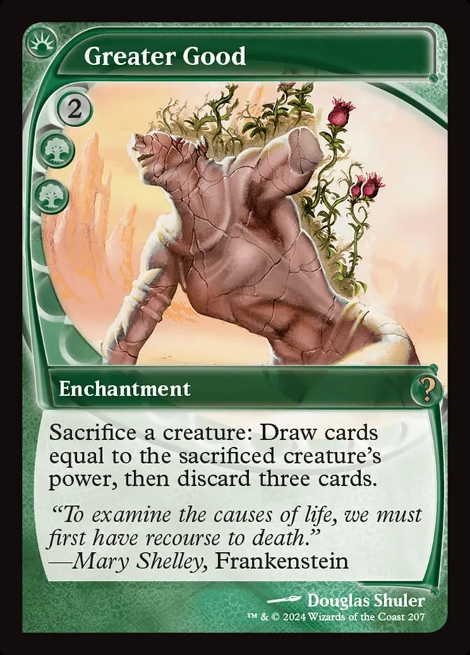 2024 Mystery Booster 2 Greater Good rare #207 unlisted card image