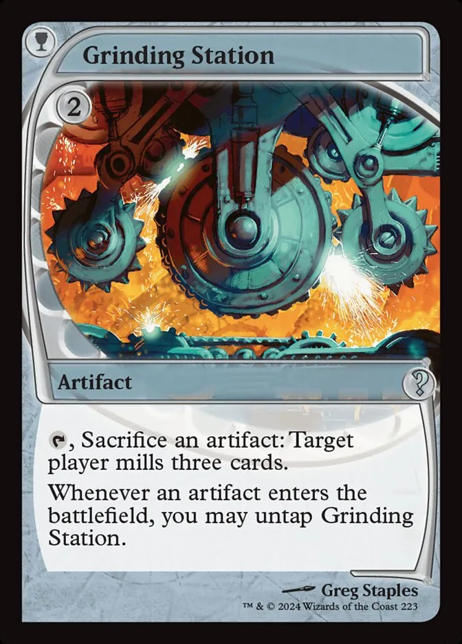 2024 Mystery Booster 2 Grinding Station uncommon #223 unlisted card image