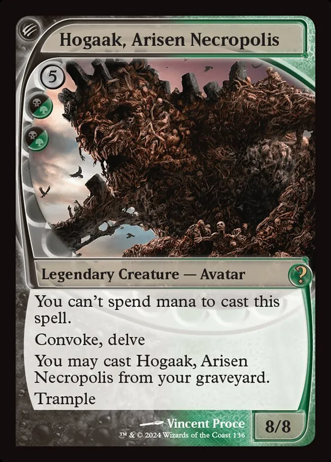 2024 Mystery Booster 2 Hogaak, Arisen Necropolis rare #136 unlisted card image