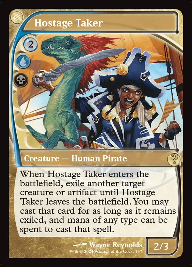 2024 Mystery Booster 2 Hostage Taker rare #137 unlisted card image