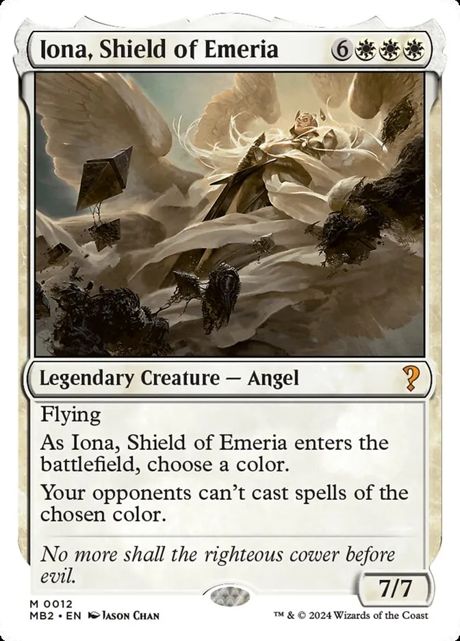 2024 Mystery Booster 2 Iona, Shield of Emeria mythic #12 unlisted card image