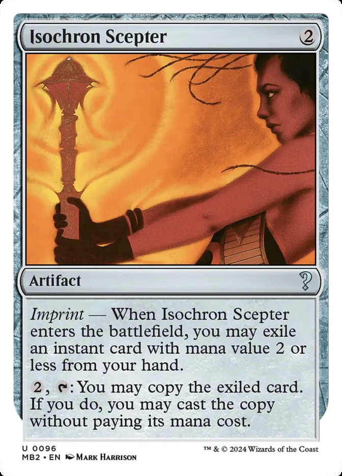 2024 Mystery Booster 2 Isochron Scepter uncommon #96 unlisted card image