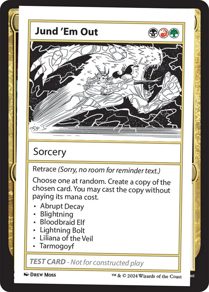 2024 Mystery Booster 2 Jund 'Em Out rare #596 unlisted card image