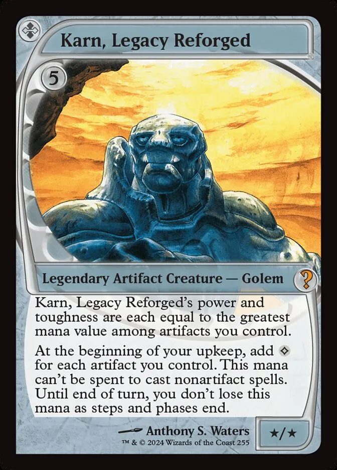 2024 Mystery Booster 2 Karn, Legacy Reforged mythic #255 unlisted card image