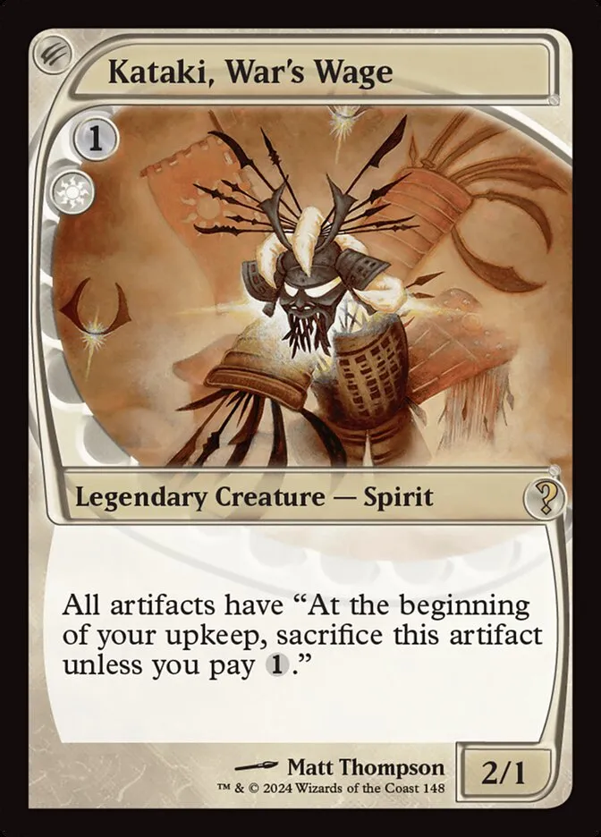 2024 Mystery Booster 2 Kataki, War's Wage rare #148 unlisted card image