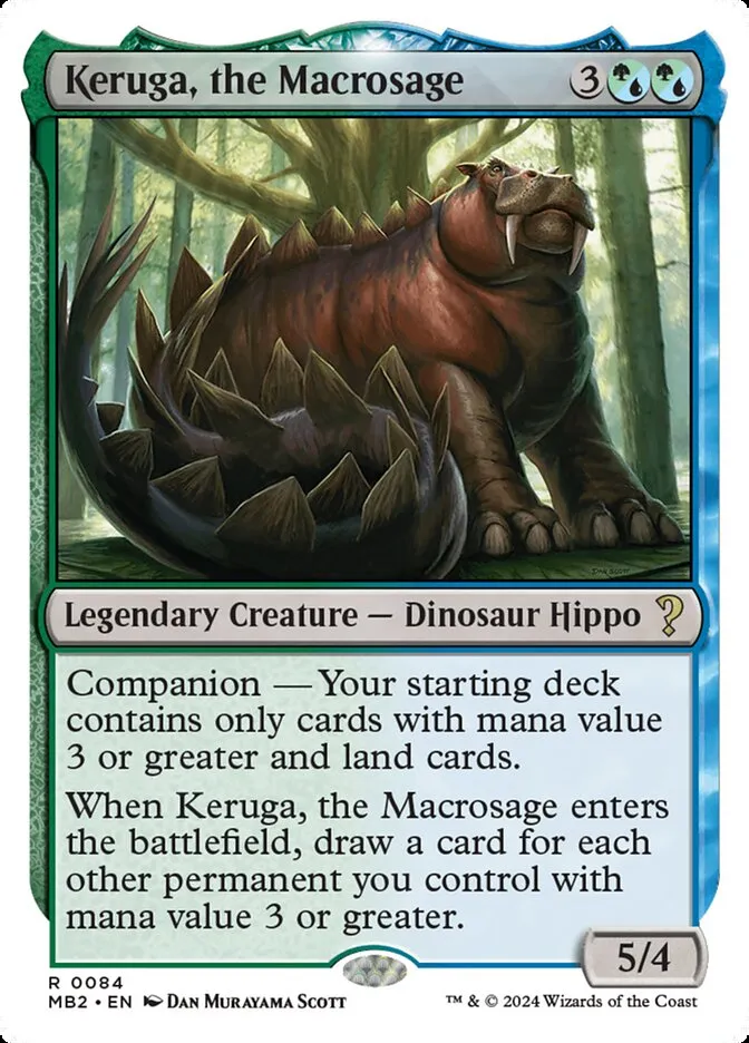 2024 Mystery Booster 2 Keruga, the Macrosage rare #84 unlisted card image