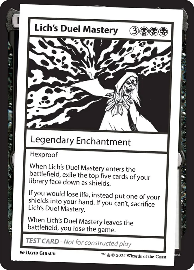 2024 Mystery Booster 2 Lich's Duel Mastery rare #546 unlisted card image