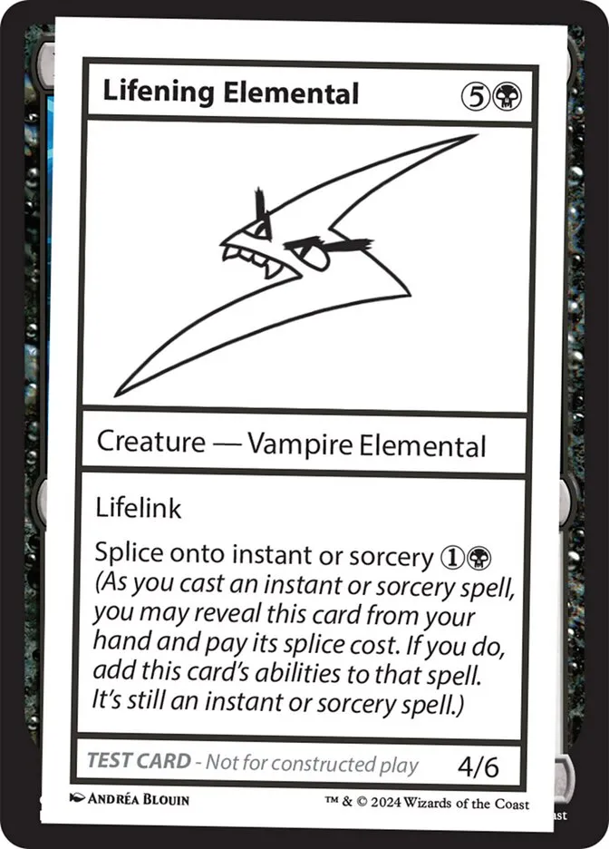 2024 Mystery Booster 2 Lifening Elemental rare #547 unlisted card image