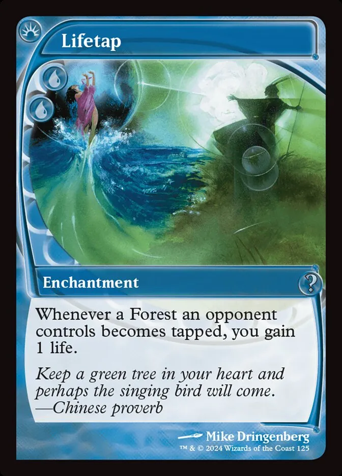 2024 Mystery Booster 2 Lifetap uncommon #125 unlisted card image