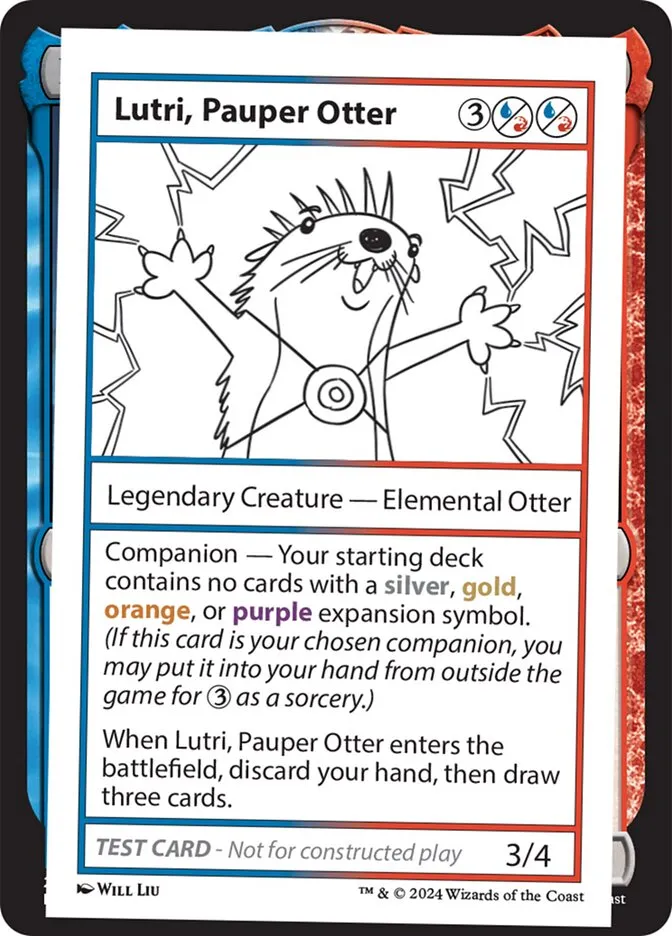 2024 Mystery Booster 2 Lutri, Pauper Otter rare #597 unlisted card image