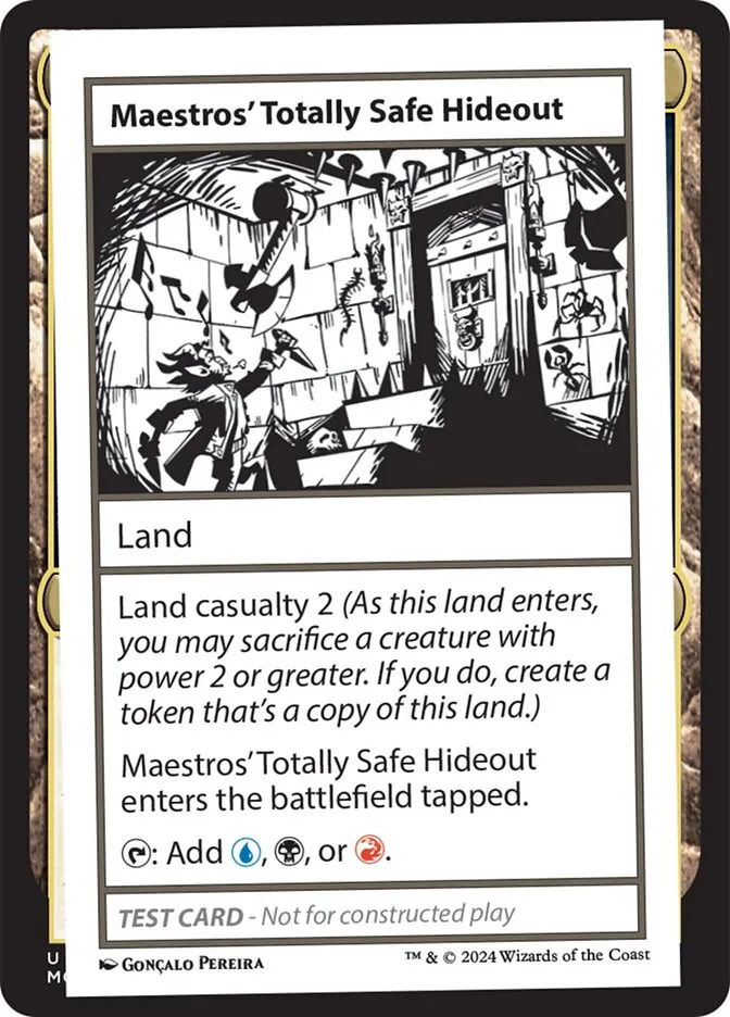 2024 Mystery Booster 2 Maestros' Totally Safe Hideout rare #615 unlisted card image