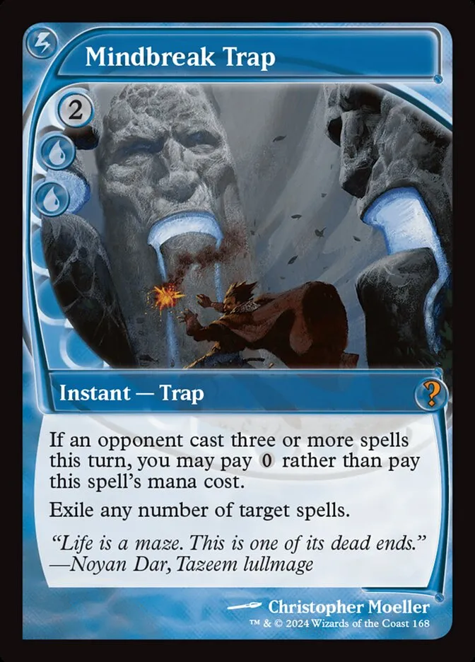 2024 Mystery Booster 2 Mindbreak Trap mythic #168 unlisted card image