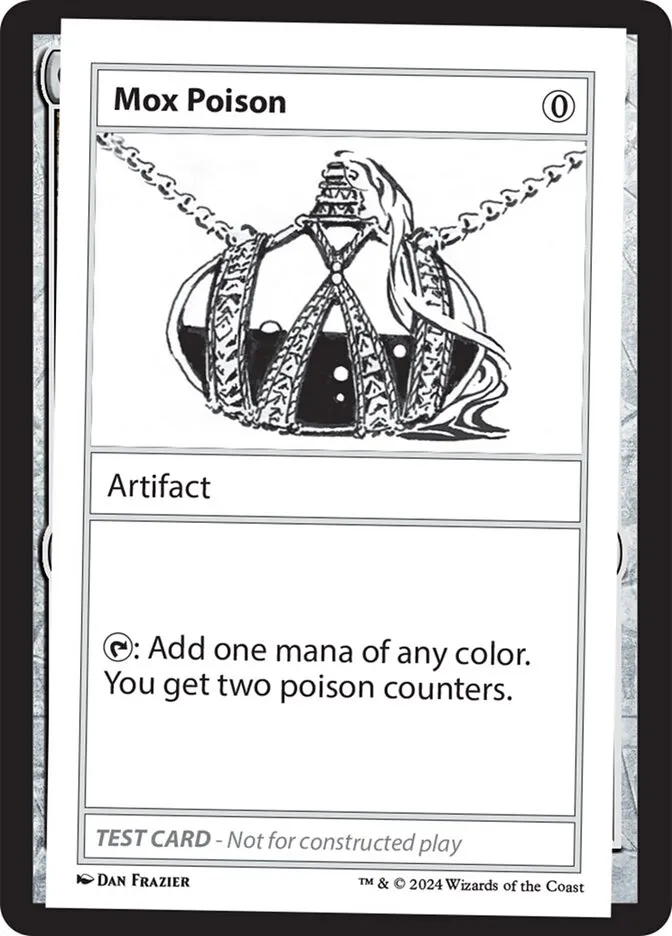 2024 Mystery Booster 2 Mox Poison rare #608 unlisted card image